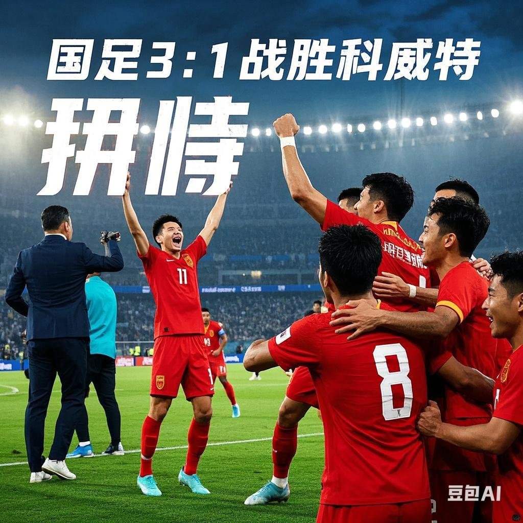 中国足球队在国际赛事中赢得胜利