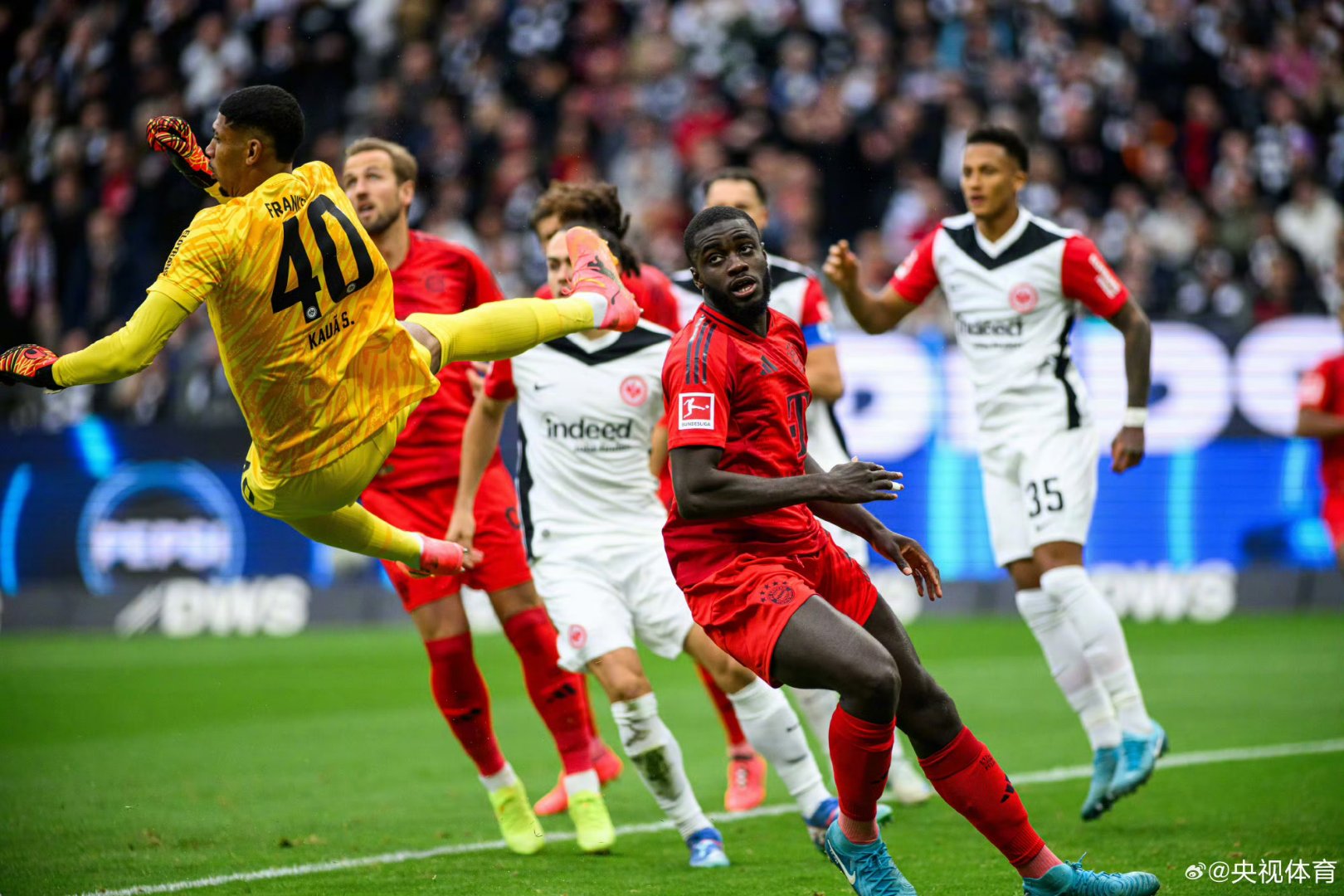 法兰克福队球员积极拼抢，兢兢业业的简单介绍